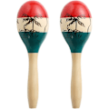 Miniatyrbillede 5 af 5: Farverig Trærasle Percussion Instrument med Salsa-Rytme til Fester og Spil