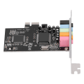 Miniatyrbilde 8 av 8: PCI-E 5.1 ​​lydkort CMI8738 Chip Stereo lydkortstøtte for Windows 7 for stasjonær datamaskin