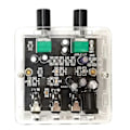 Miniatyrbilde 2 av 5: 2-veis 2-kanals 2 inn 1 ut Stereo Lydsignal Mikser Miksebord