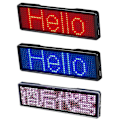 Miniatyrbillede 5 af 5: 2023 Engros Genopladelig Bluetooth Digital LED Badge DIY Programmerbar Scrollende Besked Varemærke Mini LED Display LED Navneskilt Tag Til Fest Begivenhed