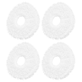 Miniatyrbilde 7 av 8: 4 stk. Sweeper Mop Pad Fiber Rengjøring Mop Kluterstatning for DEEBOT X1 Feiing Robot
