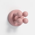 Miniatyrbild 1 av 5: PCPink väggmonterad tandborsthållare - Multifunktionell, vattentät, självhäftande elektrisk tandborsthållare för badrum