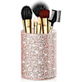 Miniatyrbillede 1 af 5: Multifunktionel Makeupbørste Opbevaringskop til Husholdningen (Pink) 1 Styk