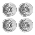 Miniatyrbilde 7 av 8: 4 stk 1,9 tommers RC Beadlock felger i aluminiumlegering for Axial SCX10 90046 AXI 03007 1/10 RC Crawler Sølv