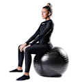 Pikkukuva 5 / 5: Gymnastinen pallo, puhkeamaton, Pilates, jooga, keskivartalon vahvistus, synnytysharjoittelu, pumppu, musta, 65 cm