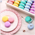 Miniatyrbillede 7 af 8: 6 stk. Macaron smykkeskrin, bærbar rejsepakke smykkeskrin