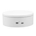 Miniatyrbild 3 av 8: Roterande displaystativ Vit Plug in Fjärrkontroll Lastkapacitet 3kg Automatisk roterande stativ för produkter Diameter 13cm / 5.1in