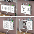 Miniatyrbillede 1 af 4: Ny Trådløs Wifi Router Hylde Opbevaringskasser Kabel Strøm Plus Ledningsbeslag B