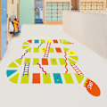 Miniatyrbillede 3 af 5: Snake Game Floor Sticker til børneværelse eller børnehave vægdekoration