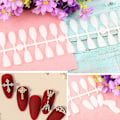 Miniatyrbillede 4 af 5: DIY Manicure Tilbehør: 120 stk. Falske Negle Tips Display Stativ