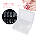 Miniatyrbillede 3 af 8: 140 stk. Dual System Form Extension Falske Negle Tips Negle Kunst Tips UV Gel DIY 12 Størrelser med Linjer