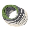 Miniatyrbilde 3 av 8: 3 Farger Gress Grønn/Grå Lilla/Elfenben PVC Nylon Vekt Forover Flytende Fluefiske HovedlinjeDT5F
