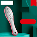 Miniatyrbillede 1 af 5: Dobbeltsidet fodrasp Rustfrit stål Fod Callus Remover til fjernelse af hård hud Rose Red