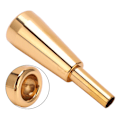 Miniatyrbillede 7 af 8: Trompetmundstykke 3C Metalmateriale Langtidsholdbar glans Tykkere Tungere Udskifteligt Mundstykke Instrumentdel Guld