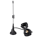 Miniatyrbild 1 av 8: Sugantenn 433Mhz RP SMA Plug Hane Rak med magnetisk bas för skinkaradio