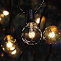 Miniatyrbild 3 av 5: G40 Utomhus Stränglampor med 25 Vattentäta Edison-Glödlampor för Bakgård Veranda Balkong