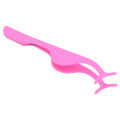 Miniatyrbild 4 av 8: Bärbar lösögonfransapplikator Rostfritt stål lösögonfransar Pincett Clip Makeup ToolFluorescerande Rosa