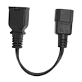 Pikkukuva 3 / 8: IEC320 C14 to 1 15R johto uros-naaras vedenpitävä power pöytälampun digitaalikameran projektorille 100-250V