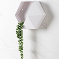 Miniatyrbild 8 av 8: Hexagonal vägghylla Geometrisk Hexagonal förvaringshylla Enkel geometrisk vägg flytande hylla