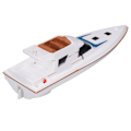 Miniatyrbilde 8 av 8: Elektronisk yacht vannspill realistisk racing pedagogisk multifunksjonell speedbåt leketøy for barn hvit