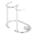 Miniatyrbillede 5 af 8: Barberstativ Sikkerhed Rustfrit Stål Moderne Design Rustfri Holdbar Lille bærbar barberbørsteholder til toilettet Sølv