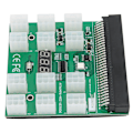 Miniatyrbillede 6 af 8: Strømkilde Breakout-kort Adapter PCB-proces Understøtter 1600W 12V 6 PIN Breakout-kort Modul med Høj Sikkerhedsydelse