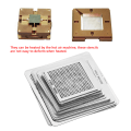 Miniatyrbillede 2 af 7: BGA Universal Reballing Rework Kit - 33 stk. Steel Template Mesh Heat Set