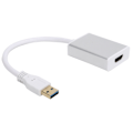 Pikkukuva 3 / 8: USB-liitäntä High Definition Multimedia Interface -sovittimeen, jossa on Drive Extend -näyttölaite, hopea