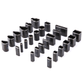 Miniatyrbild 4 av 6: Multi-Shape läder Hålskärare Set - 26st