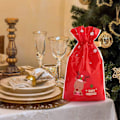 Miniatyrbilde 4 av 5: 30 stk. Juleposer med snøring Gavepose Pose til godteri, kjeks, liten gave Julebryllup Bursdagsfest Favoriserer eller gaveinnpakning