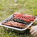 Miniatyrbillede 7 af 8: Engangsgrill Røgfri Picnic Kul Mini Engangsgrill