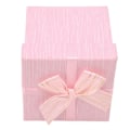 Miniatyrbillede 7 af 8: 4 stk. gaveæske med låg 3,9x3,7x3,9 tommer gaveæsker til bryllup jul fødselsdag valentinsdag pink HM2330407