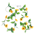 Miniatyrbillede 5 af 8: 3 Stk Solsikke String Lights 7.8ft 20 LED batteri drevet Fairy Lights Bryllup Baggrund Blomster rattan dekoration