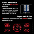 Miniatyrbilde 5 av 5: T5 LED-lyspære (pakke med 10, hvitt lys) T10 3030 3smd 3led instrumentlys, egnet for internt speedometer, instrumentpanel, indikatorlys