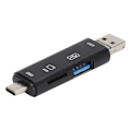 Pikkukuva 6 / 8: OTG-kortinlukija USB TypeC TF -sovitin 5in1 Android-puhelimen mobiilitietokonetarvikkeille