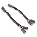Miniatyrbilde 5 av 8: 2 stk LED arbeidslys sokkel ledningsnett 2‑leder 2Pin hann til hunn Universal for bil