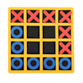 Pikkukuva 1 / 8: Kannettava ja turvallinen EVA Mini Tictactoe XO Shape Chess -peli, opettavainen lelu