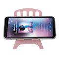 Miniatyrbilde 5 av 8: 2 stk. Holdbar brakett for mobiltelefon for smarttelefon nettbrett bordtilbehør rosa