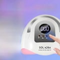 Miniatyrbilde 4 av 5: Profesjonell negletørker med 81 LED-lys og automatisk sensor, tidsstyrt tørking for manikyr og UV-neglelakk, egnet for hjemmebruk og salong EU