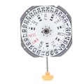 Miniatyrbild 6 av 8: Watch Movement Dual Calendar Quartz Alloy Movement Ersättningsarmbandsur Reparationsdelar 1S02