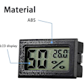 Miniatyrbild 3 av 5: 2-pack Mini LCD Digital Termometer Hygrometer Temperatur Luftfuktighetstestare för Kylskåp Akvarium - Luftfuktighet