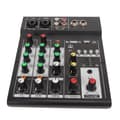 Miniatyrbillede 2 af 8: Bluetooth Mixer 4 Kanal Understøtter U Disk Mini Mixer Board til Live Streaming Karaoke Optagelse 100‑240V EU Stik