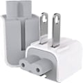 Miniatyrbild 1 av 5: Mac AC Strömadapter US Vägg Vikbar Kontakt Anknäbb, Laddningsadapter US Standard Kontakt Anknäbb Kompatibel Macbook Proairmac Ibookiphoneipodetc (2 st)