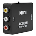Pikkukuva 8 / 8: Mini AV HDMI-sovitin 1080P 60HZ lähtö High Definition -sovitin Videomuunnin USB-kaapelilla Musta
