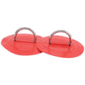 Miniatyrbilde 8 av 8: 2 stk oppblåsbar båtkajakk DRing Pad Patch PVC marin rustfritt stål fast spenne (rød)