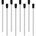 Miniatyrbillede 1 af 5: 24 Stk. Kuglepen Refiller Til Diamant Krystal Stylus Penne, 7 cm (sort blæk)