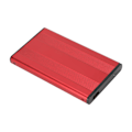 Miniatyrbillede 6 af 8: HDD-kabinet 2,5 tommer 2 TB Kapacitet 480 Mbps Overførselshastighed aluminiumslegering med USB2.0-transmission til Windows til VistaRed