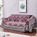 Miniatyrbillede 2 af 4: Sofa Tæppe Sengetæppe Stol Tæppe Rejsetæppe Dekorativt Tæppe Sofabetræk Retro Mønster 230 x 340 cm