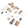 Miniatyrbild 5 av 8: Montera Villa DIY Dockhus Barn Dockhus Kit Miniatyrhus Byggsats Födelsedagspresent