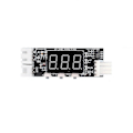 Miniatyrbild 5 av 5: 12V PWM 4-tråds Fläkt Temperaturkontroll Hastighetsregulator Chassi Ljudreduceringsmodul Stöd Fläkthastighetskontroll-B16